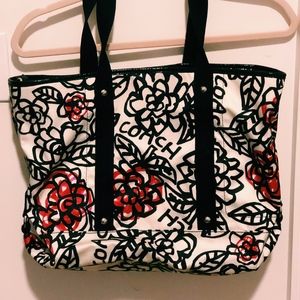 Coach Poppy Graffiti Floral Tote
